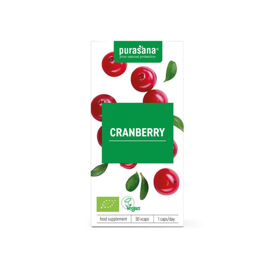 Purasana Cranberry vegan bio 30 Vegetarische capsules