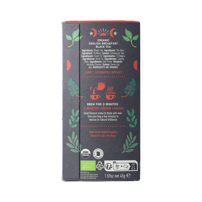 Hampstead Thee English breakfast bio 20.00 Zakjes