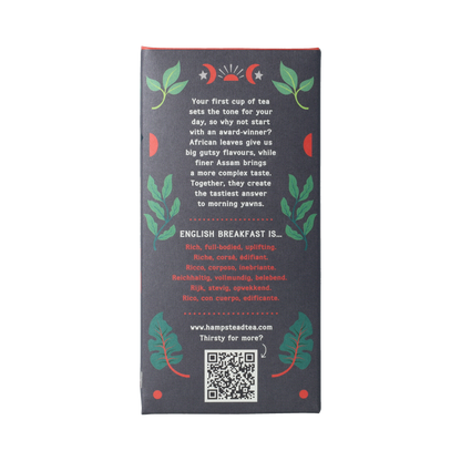 Hampstead Thee English breakfast bio 20.00 Zakjes