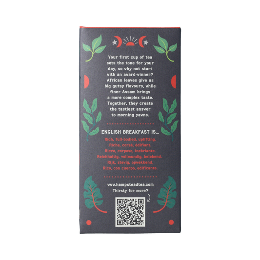 Hampstead Thee English breakfast bio 20.00 Zakjes