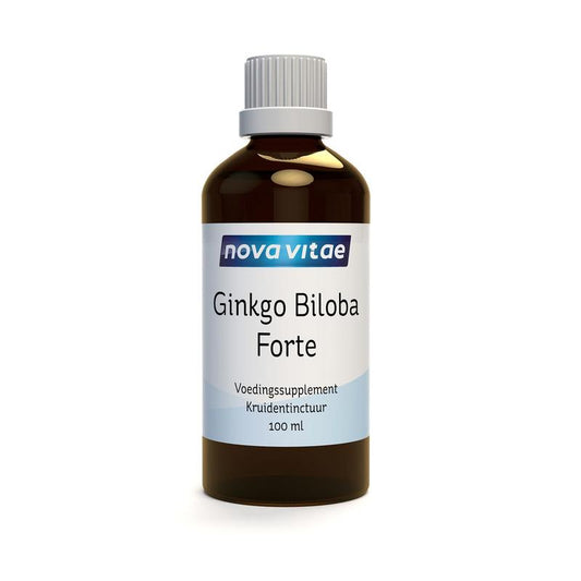 Nova Vitae Ginkgo biloba forte (tempelboom) kruidentinctuur 100 Milliliter