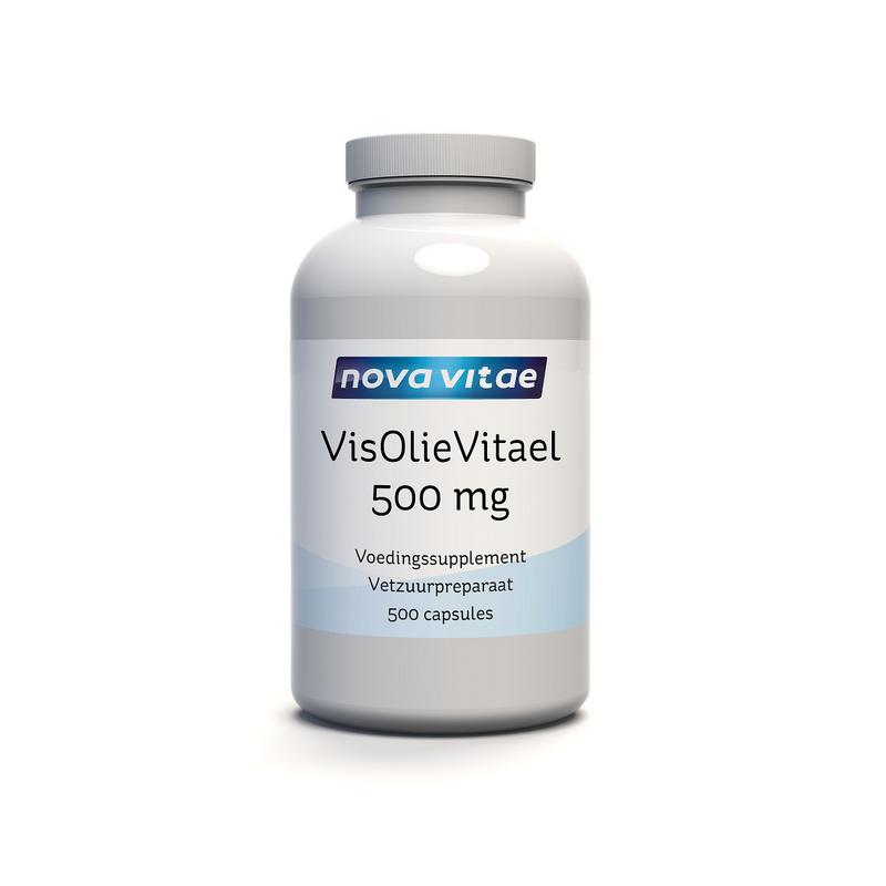 Nova Vitae Visolie vitael 500mg (zalmolie) 500 Capsules