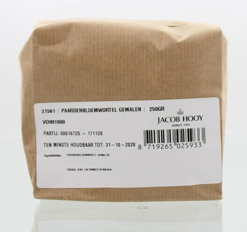 Jacob Hooy Paardebloemwortel gemalen 250 Gram