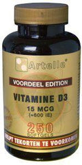 Artelle Vitamine D3 15mcg 250 Softgels