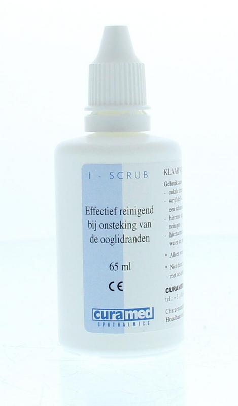 Curamed Scrub ooglidrand verzorging 65 Milliliter