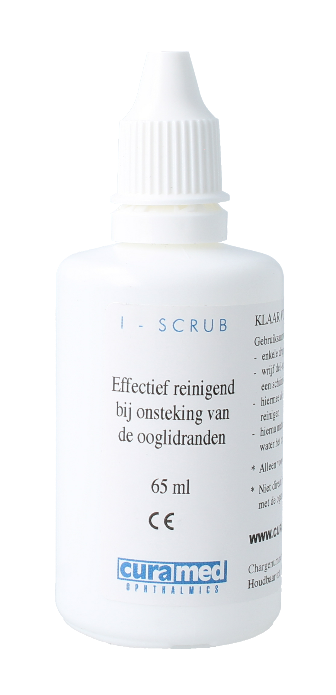 Curamed Scrub ooglidrand verzorging 65 Milliliter