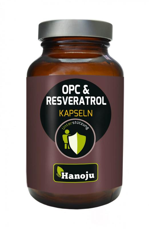 Hanoju OPC resveratrol camu camu 90 Capsules