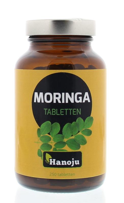 Hanoju Moringa oleifera heelblad 500mg 250 Tabletten