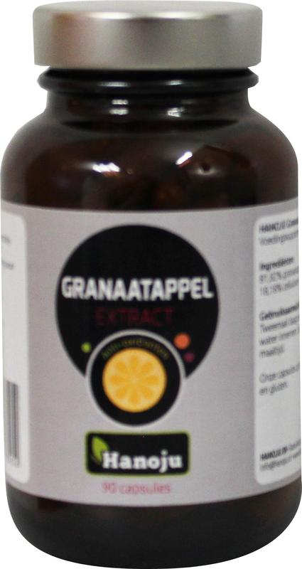 Hanoju Granaatappel extract 550mg 90.00 Capsules
