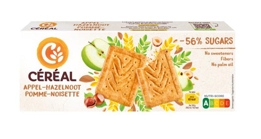 Cereal Appel hazelnoot koek 230 Gram