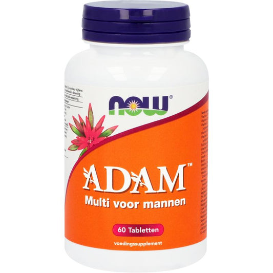 NOW Adam multivitamine voor mannen 60.00 Tabletten