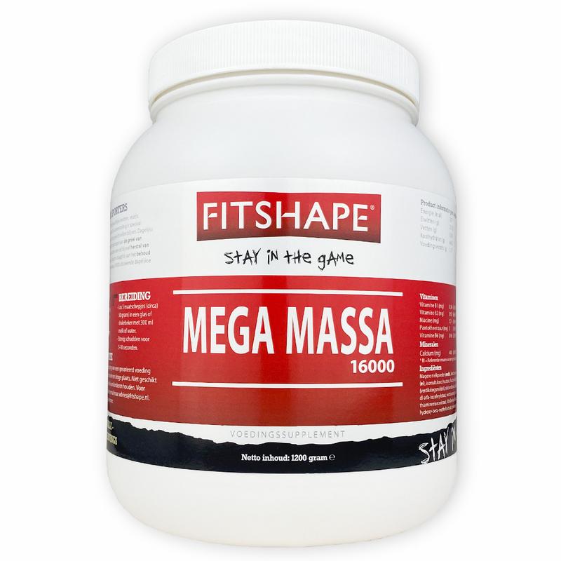 Fitshape Mega 16000 I chocolade  1200 Gram
