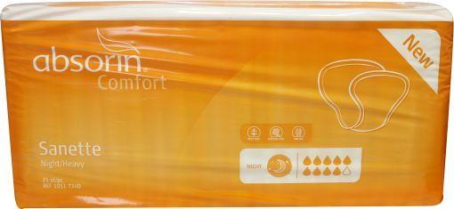 Absorin Comfort sanette night/heavy 21 Stuks