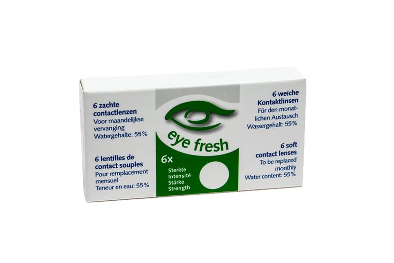 Eyefresh Maandlenzen -1.75  6 Stuks