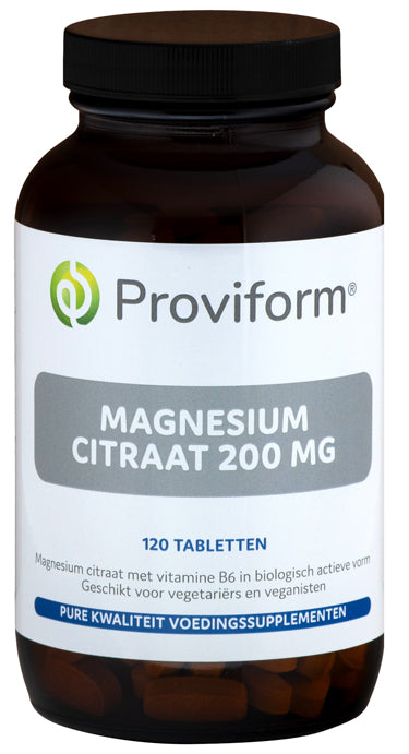 Proviform Magnesium citraat 200 mg & B6 120 Tabletten