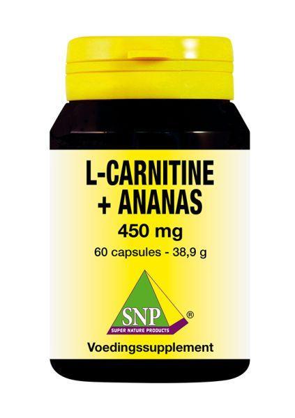 SNP L-Carnitine ananas 450mg 60 Capsules