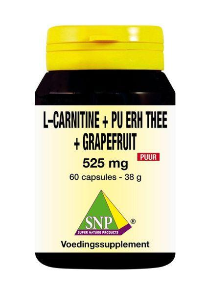SNP L-Carnitine pu erh grapefruit 60 Capsules