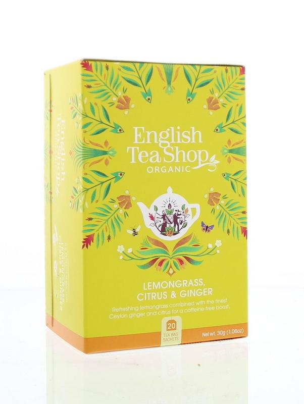English Tea Shop Lemongrass ginger citrus bio 20 Zakjes