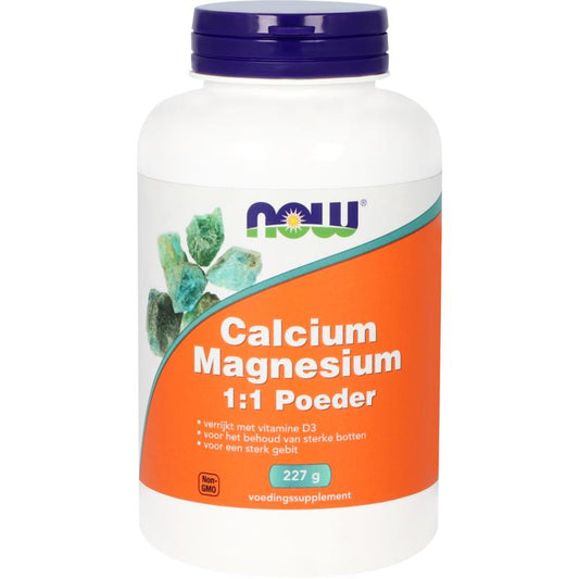 NOW Calcium & magnesium 1:1 227.00 Gram