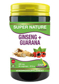 SNP Ginseng guarana 500mg puur 60 Vegetarische capsules