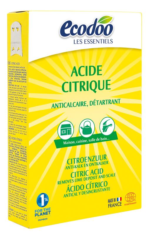Ecodoo Citroenzuur anti-kalk en ontkalker eco 350.00 Gram