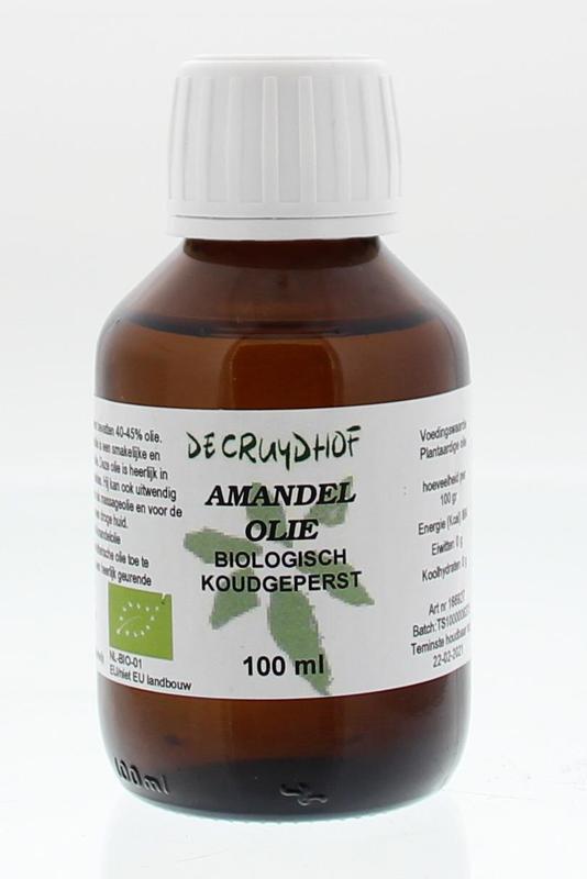 Cruydhof Amandelolie koudgeperst bio 100 Milliliter