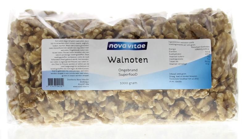 Nova Vitae Walnoten ongebrand raw 1 Kilogram
