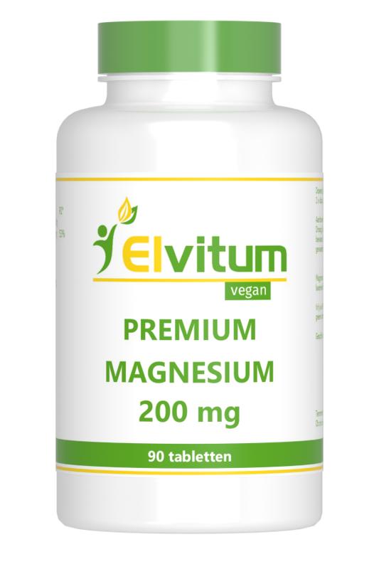 Elvitum  Premium magnesium 200mg 90 Tabletten