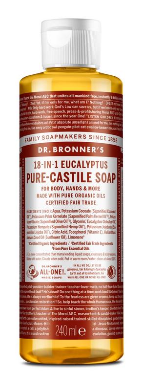 Dr Bronners Liquid soap eucalyptus 240 Milliliter