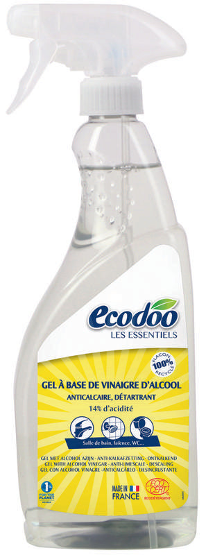 Ecodoo Gel azijn ontkalkend- anti-kalkafzetting bio 750 Milliliter