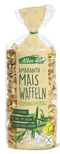 Allos Amarant maiswafels rozemarijn bio 100 Gram
