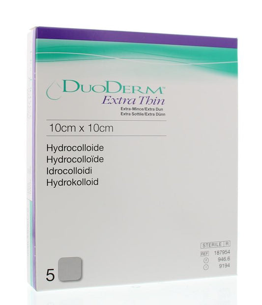 Duoderm Extra thin 10 x 10cm 5 Stuks