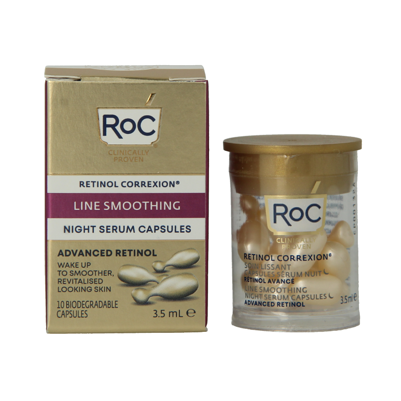 ROC Retinol correxion line smoothing night serum 10 Capsules