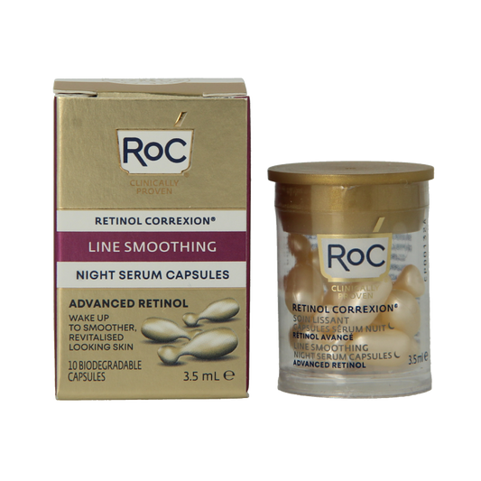 ROC Retinol correxion line smoothing night serum 10 Capsules
