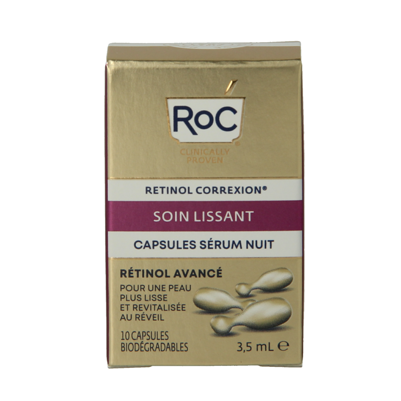 ROC Retinol correxion line smoothing night serum 10 Capsules