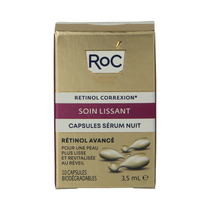 ROC Retinol correxion line smoothing night serum 10.00 Capsules