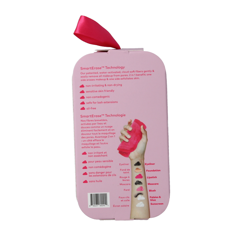 Make Up Eraser Pro pink mini make-up verwijderdoekje 1 Stuks