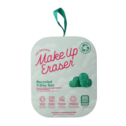 Make Up Eraser 7 Day set green recycled 7.00 Stuks