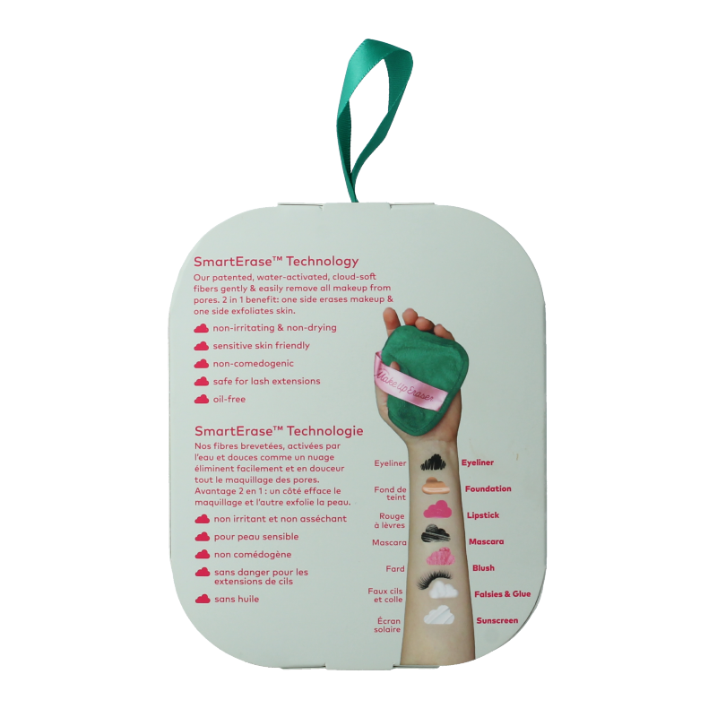 Make Up Eraser 7 Day set green recycled 7 Stuks