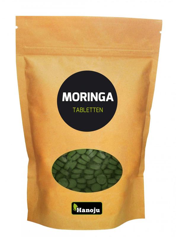 Hanoju Moringa oleifera heelblad 500mg 500 Tabletten