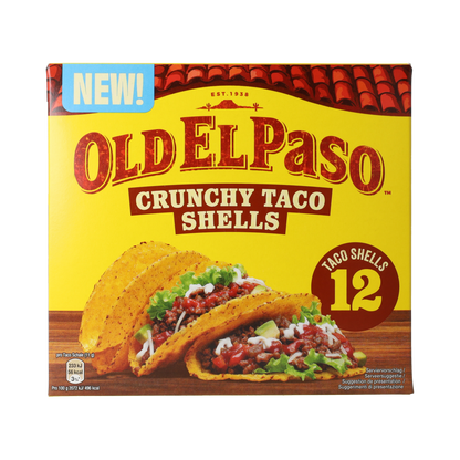 Old El Paso Taco shells glutenvrij 135.00 Gram