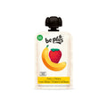 Beplus Knijpfruit 100% strawberry banana bio 100.00 Gram