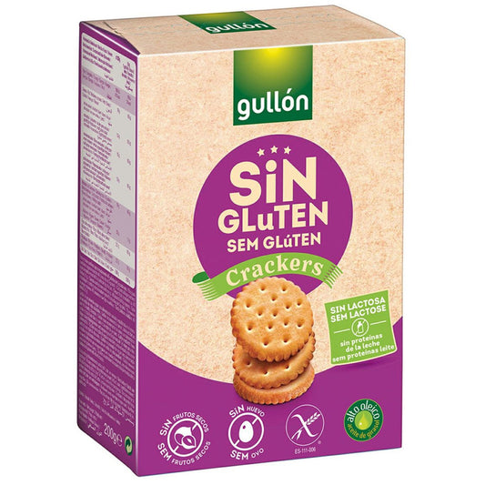Gullon Zoute crackers glutenvrij 200 Gram