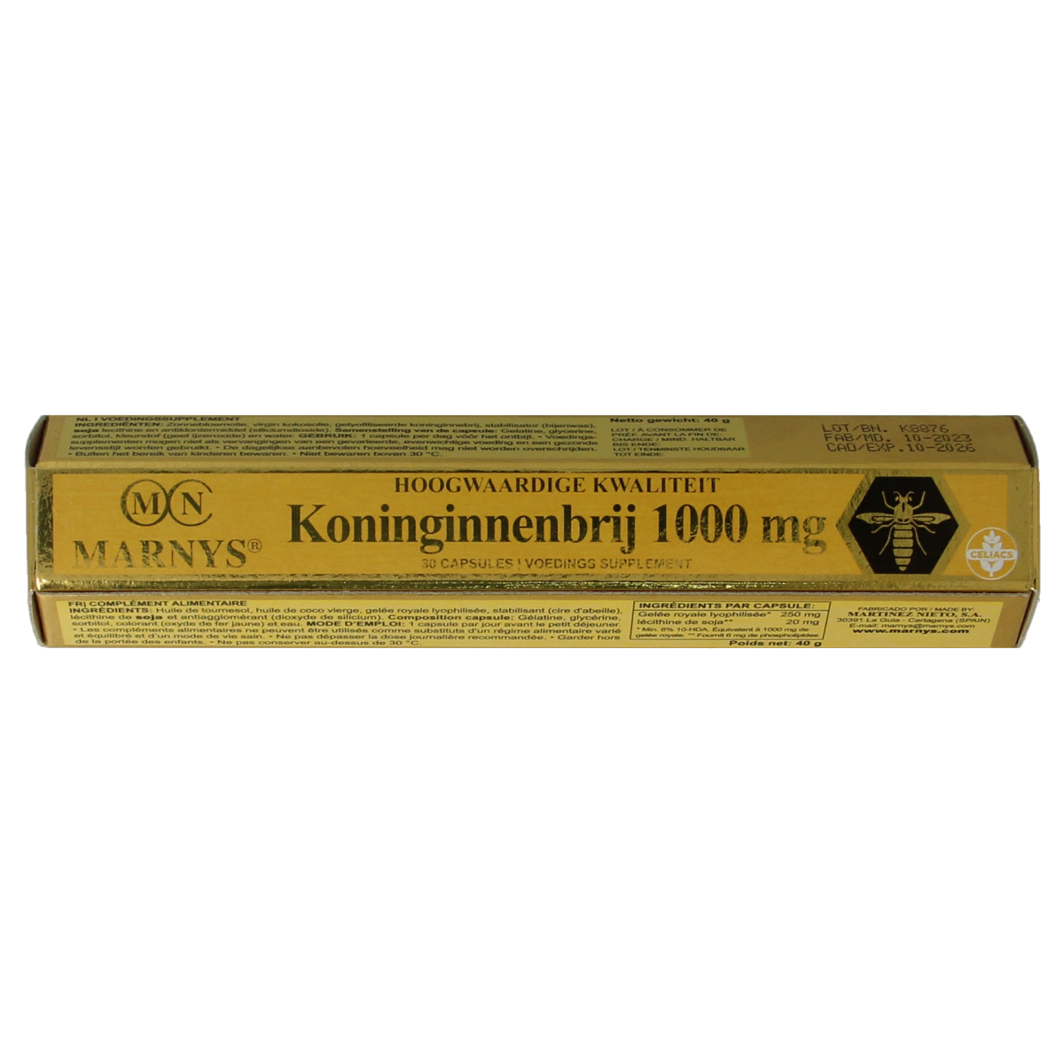 Euro Bee Royal jelly 1000mg 30.00 Capsules