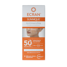Ecran Sunique facial anti vlekken SPF50 50.00 Milliliter