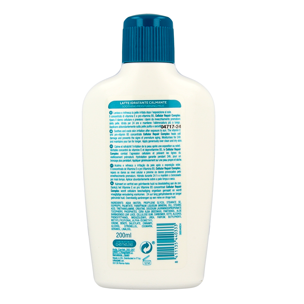 Ecran Aftersun melk hydraterend & kalmerend  200.00 Milliliter