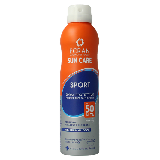 Ecran Sun milk spray invisible sport SPF50 250 Milliliter