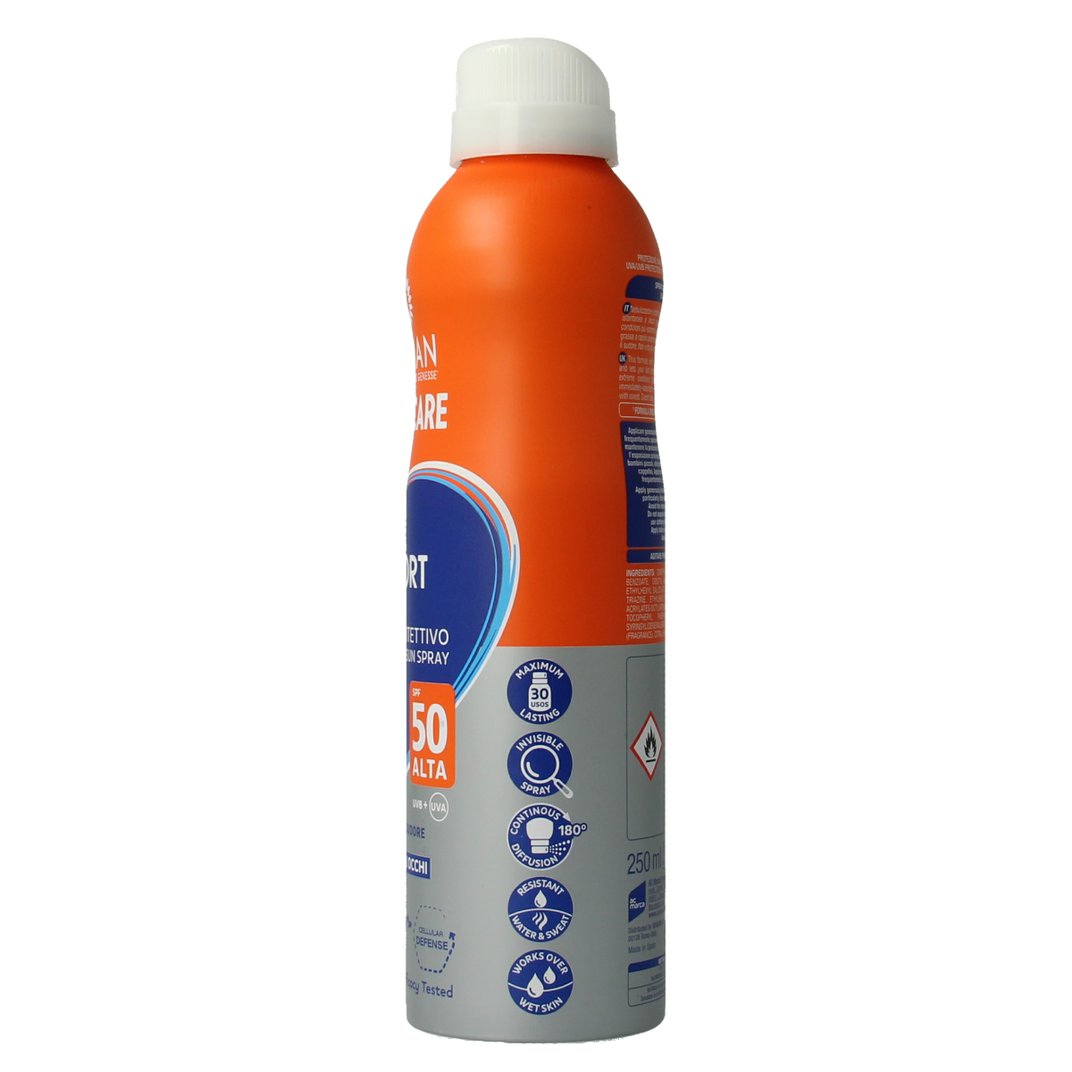 Ecran Sun milk spray invisible sport SPF50 250.00 Milliliter