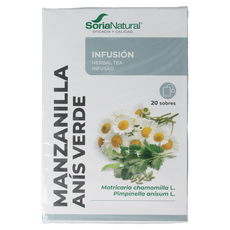 Soria Natural Manzanilla anis infusie 20 Zakjes