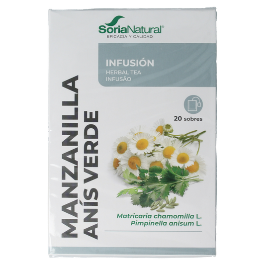 Soria Natural Manzanilla anis infusie 20 Zakjes